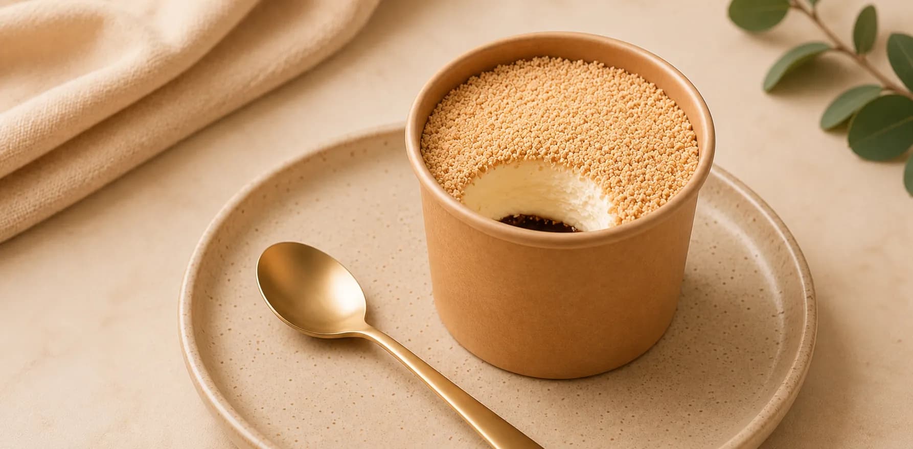 Cloud & Crunch Dessert